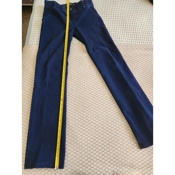 Betabrand Dress Pant Yoga Pants Navy Blue Straight Leg Stretch Trousers Womens S - Picture 4 of 5